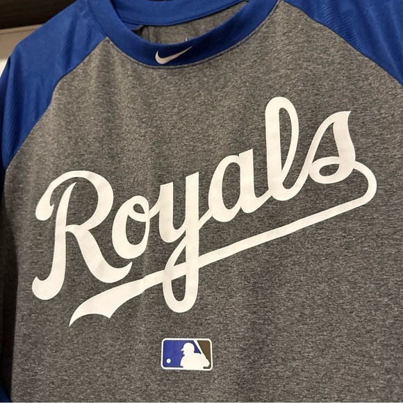 NIKE BASEBALL KANSAS CITY ROYALS XL SHIRT - Picture 1 of 5